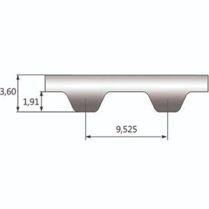 Dây curoa SYNCHRO-LINK® BANDO Timing Belt – L