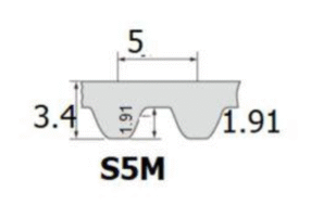 Dây curoa Bando STS S5M