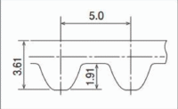 Dây curoa Bando MXL Timing Belt